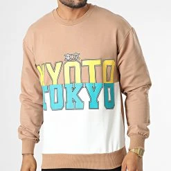 Meilleure affaire ✨ Sweat Crewneck GK-1065 Marron de Classic Series 😀