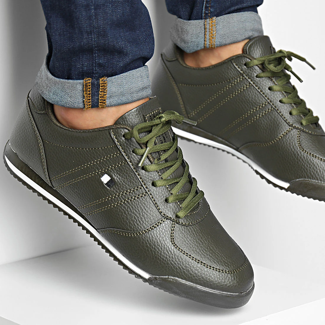 Nouveau 😀 Baskets 2697 Khaki Green de Classic Series 🧨 3 Nouveau 😀 Baskets 2697 Khaki Green de Classic Series 🧨