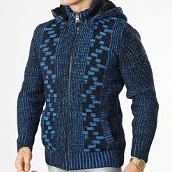 De gros 😀 Gilet Zippé Capuche 3004 Noir Bleu Clair de Classic Series 👍 -Classic Series Soldes classic series 336296 3004 BLUE 20220912T154349 03