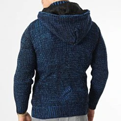 De gros 😀 Gilet Zippé Capuche 3004 Noir Bleu Clair de Classic Series 👍 -Classic Series Soldes classic series 336296 3004 BLUE 20220912T154351 04