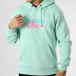 Grosses soldes 🛒 Sweat Capuche GK-1128 Vert Menthe de Classic Series ✨ -Classic Series Soldes classic series 336300 GK 1128 MINT 20220912T153343 03