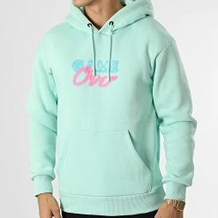 Grosses soldes 🛒 Sweat Capuche GK-1128 Vert Menthe de Classic Series ✨ -Classic Series Soldes classic series 336300 GK 1128 MINT 20220912T153345 04