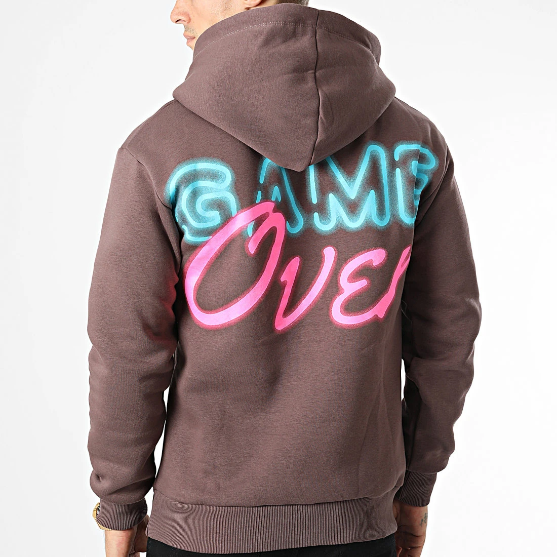 Sortie 🌟 Sweat Capuche GK-1128 Prune de Classic Series ✔️ 3 Sortie 🌟 Sweat Capuche GK-1128 Prune de Classic Series ✔️