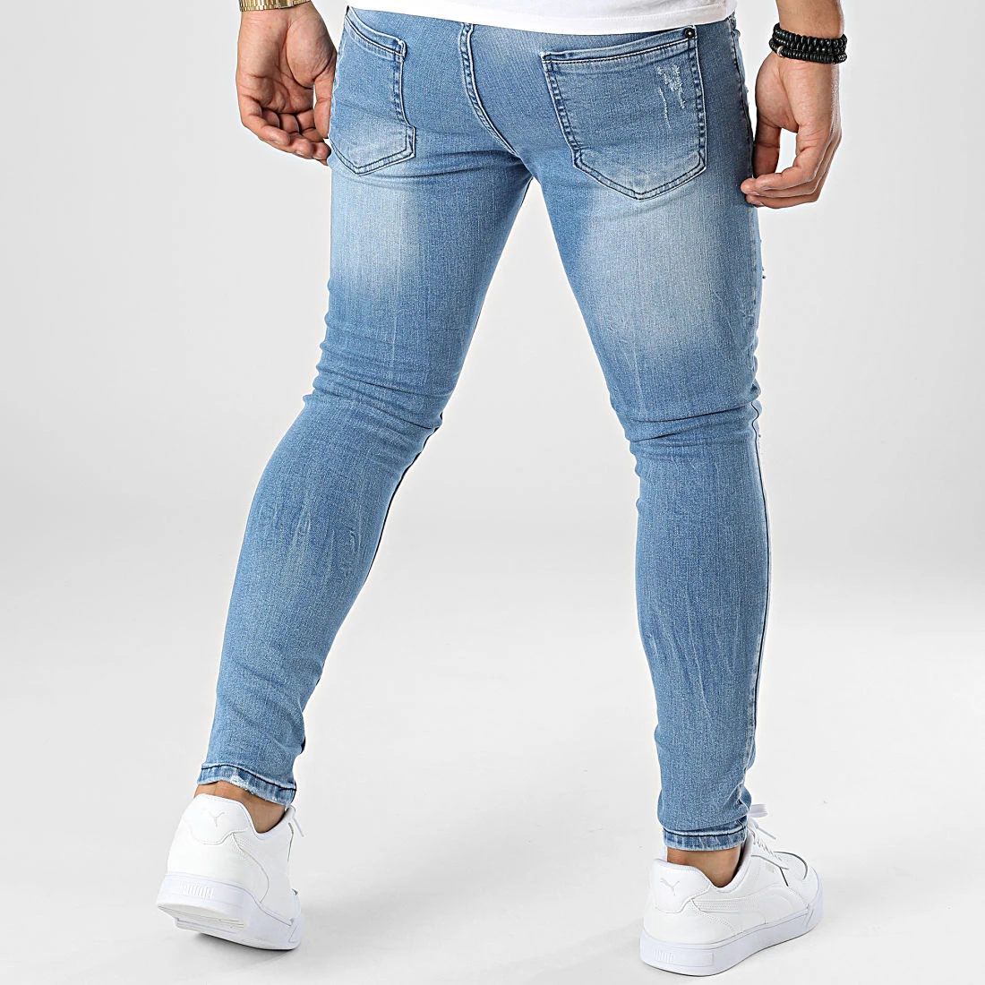 Remise 🔔 Jean Skinny DHZ-3851 Bleu Wash de Classic Series 😍 6 Remise 🔔 Jean Skinny DHZ-3851 Bleu Wash de Classic Series 😍 – Image 4
