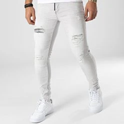 Les meilleures critiques de 🎁 Jean Skinny DHZ-3737 Gris de Classic Series 🌟