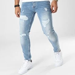 Meilleur prix 💯 Jean Skinny DHZ-3810 Bleu Wash de Classic Series ⌛