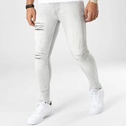 Top 10 👏 Jean Skinny DHZ-3868 Gris de Classic Series ⭐