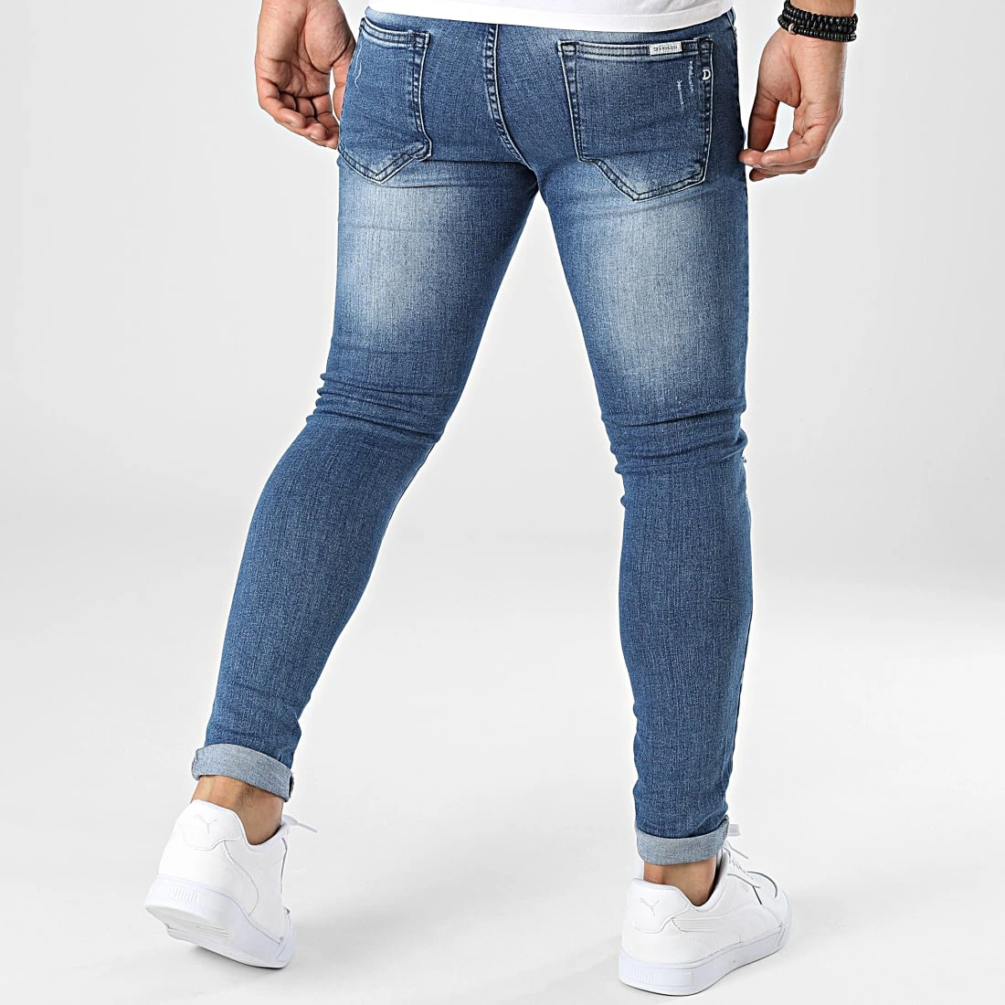 Nouveau 🥰 Jean Skinny DHZ-3875 Bleu Denim de Classic Series ✔️ 6 Nouveau 🥰 Jean Skinny DHZ-3875 Bleu Denim de Classic Series ✔️ – Image 4
