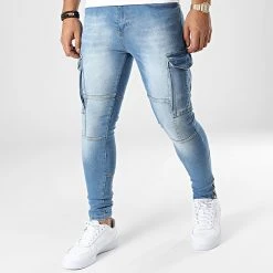 Grosses soldes ⭐ Jean Skinny DHZ-3879 Bleu Wash de Classic Series 🧨