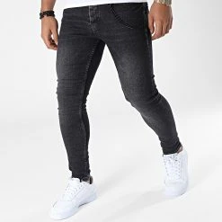 Meilleure vente ⌛ Jean Skinny DHZ-3904 Noir de Classic Series ⭐