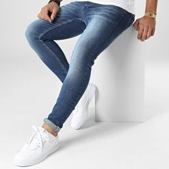 Bon marché 💯 Jean Skinny DHZ-3941 Bleu Denim de Classic Series 🎁 -Classic Series Soldes classic series 336456 DHZ 3941 KMAVI 20220912T160430 03