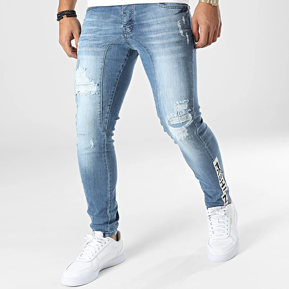 Le moins cher 🎁 Jean Skinny DHZ-3639 Bleu Denim de Classic Series ⌛ 3 Le moins cher 🎁 Jean Skinny DHZ-3639 Bleu Denim de Classic Series ⌛
