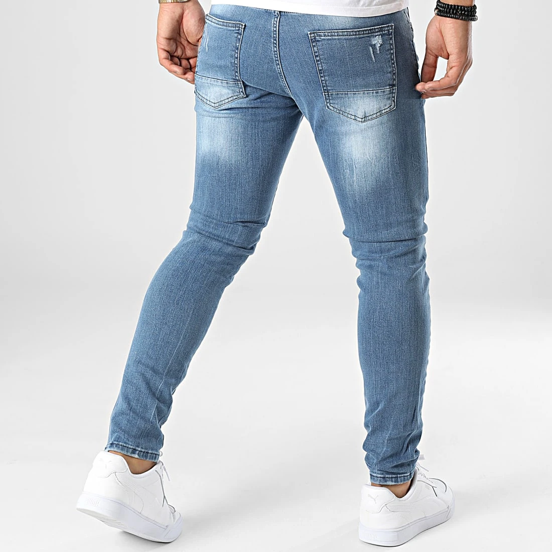 Le moins cher 🎁 Jean Skinny DHZ-3639 Bleu Denim de Classic Series ⌛ 6 Le moins cher 🎁 Jean Skinny DHZ-3639 Bleu Denim de Classic Series ⌛ – Image 4