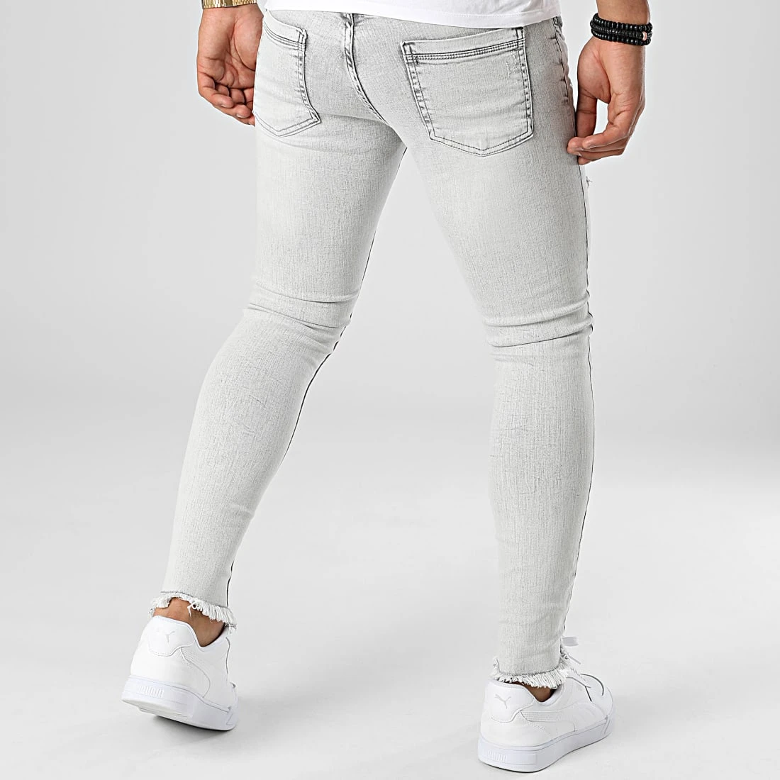 Budget 🛒 Jean Skinny DHZ-3870 Gris de Classic Series 🧨 6 Budget 🛒 Jean Skinny DHZ-3870 Gris de Classic Series 🧨 – Image 4