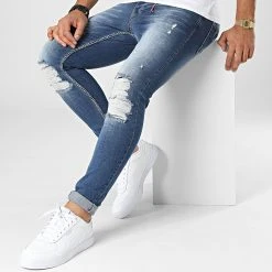 Nouveau 🎉 Jean Skinny 3900 Bleu Denim de Classic Series 😍 -Classic Series Soldes classic series 336504 DHZ 3900 OMAVI 20220912T161331 03