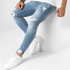 Coupon 😉 Jean Skinny 3817 Bleu Denim de Classic Series 🌟 -Classic Series Soldes classic series 336507 DHZ 3817 AMAVI 20220912T161308 03