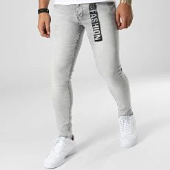 Acheter 🌟 Jean Skinny DHZ-3882 Gris de Classic Series 😍