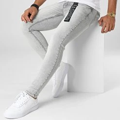 Acheter 🌟 Jean Skinny DHZ-3882 Gris de Classic Series 😍 -Classic Series Soldes classic series 336511 DHZ 3882 2 AFUME 20220912T162143 03