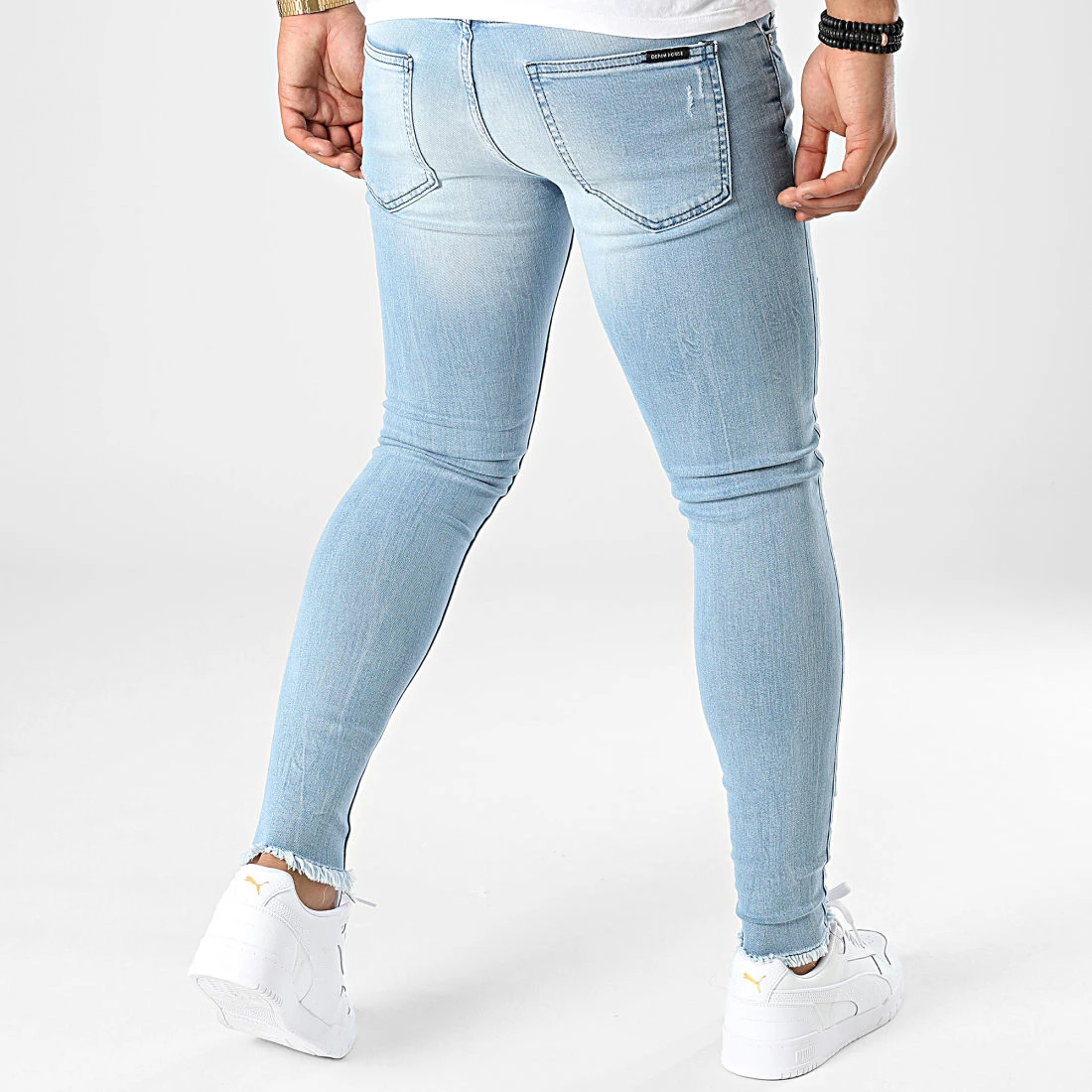 Sortie 😀 Jean Skinny DHZ-3845 Bleu Wash de Classic Series 🎁 6 Sortie 😀 Jean Skinny DHZ-3845 Bleu Wash de Classic Series 🎁 – Image 4