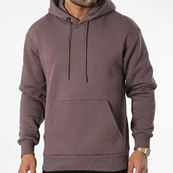 Le moins cher ❤️ Sweat Capuche GK-1097 Marron de Classic Series ✨