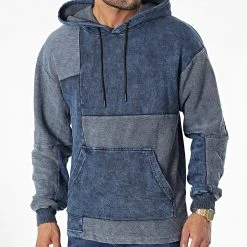 Promo ⌛ Sweat Capuche GK-1087 Bleu Marine de Classic Series 🔥 -Classic Series Soldes classic series 336630 GK 1087 LACI 20220922T160208 03