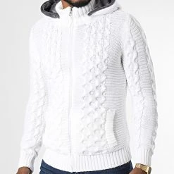 Sortie 🤩 Gilet Capuche 3002 Blanc de Classic Series ✔️