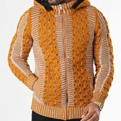 Coupon 👍 Gilet Capuche 3002 Camel de Classic Series ⌛ -Classic Series Soldes classic series 336660 3002 CAMEL 20220916T150206 03
