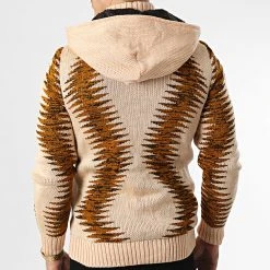 Top 10 💯 Gilet Zippé Capuche 3003 Beige Camel de Classic Series ⌛ -Classic Series Soldes classic series 336670 3003 BEIGE CAMEL 20220912T155643 04