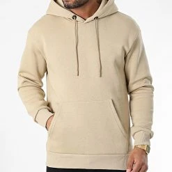 Meilleure vente ⌛ Sweat Capuche GK-1097 Beige de Classic Series ⌛
