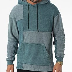 De gros ❤️ Sweat Capuche GK-1087 Vert de Classic Series 🧨