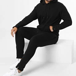 Meilleur prix 👏 Ensemble De Survetement GK-1070T Noir de Classic Series ⌛