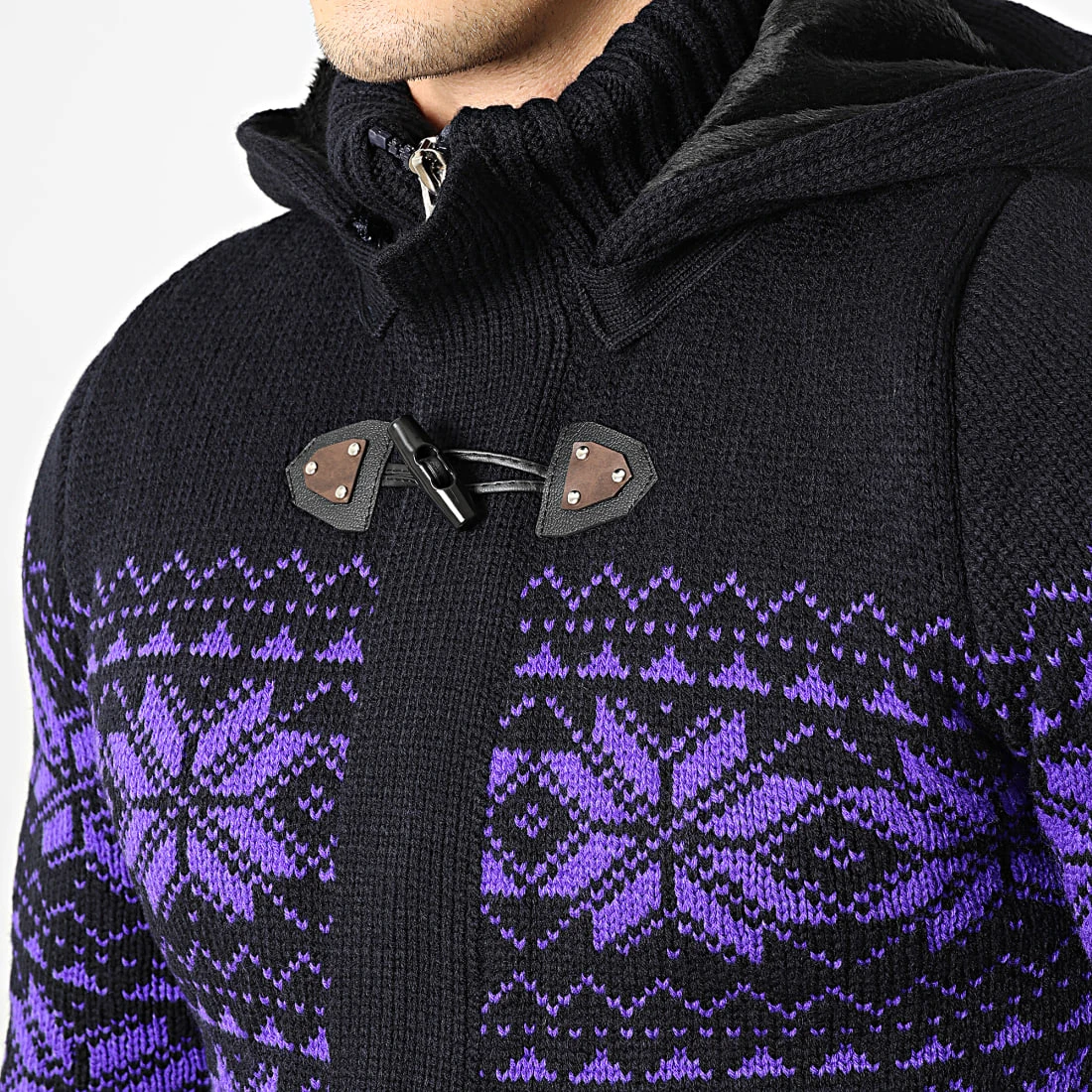 Meilleur prix ❤️ Gilet Capuche 3001 Bleu Marine Violet de Classic Series ❤️ 4 Meilleur prix ❤️ Gilet Capuche 3001 Bleu Marine Violet de Classic Series ❤️ – Image 2