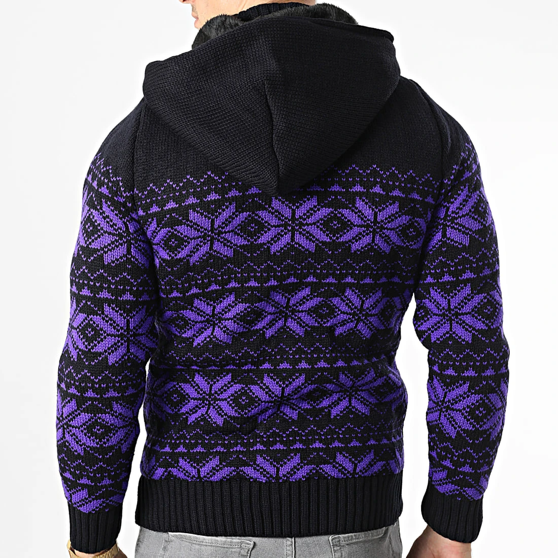 Meilleur prix ❤️ Gilet Capuche 3001 Bleu Marine Violet de Classic Series ❤️ 6 Meilleur prix ❤️ Gilet Capuche 3001 Bleu Marine Violet de Classic Series ❤️ – Image 4