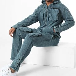 De gros 😉 Ensemble De Survetement GK-1089T Gris Ardoise de Classic Series 🛒