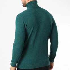 Bon marché 😉 Pull Col Roulé 6741 Vert Foncé de Classic Series ❤️ -Classic Series Soldes classic series 337009 6741 VERT SAPIN 20220915T151446 04