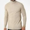 Vente flash 🔥 Pull Col Roulé 6741 Beige Chiné de Classic Series ⭐ -Classic Series Soldes classic series 337010 6741 BEIGE 20220915T151516 01