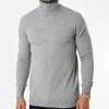 Nouveau ⌛ Pull Col Roulé 6741 Gris Chiné de Classic Series 😀 -Classic Series Soldes classic series 337012 6741 GRIS CHINE 20220915T151459 01