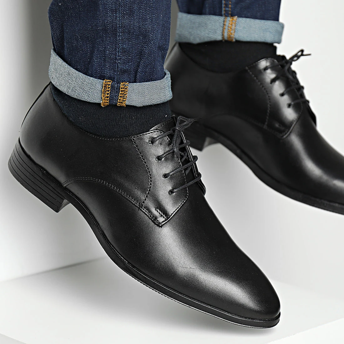 Grosses soldes ⌛ Chaussures 25161 Black Antique Leather de Classic Series ✨ 3 Grosses soldes ⌛ Chaussures 25161 Black Antique Leather de Classic Series ✨