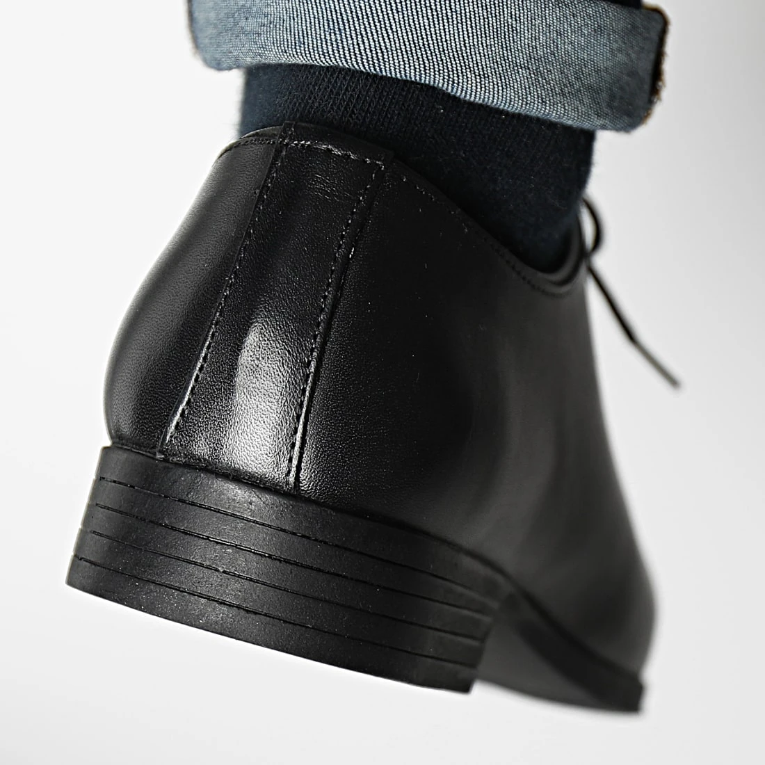 Nouveau 😀 Chaussures 2541 Black Antique Leather de Classic Series ✨ 6 Nouveau 😀 Chaussures 2541 Black Antique Leather de Classic Series ✨ – Image 4