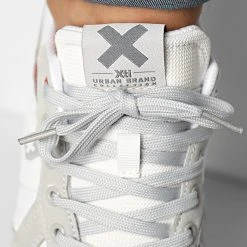 Promo ⭐ Baskets 140300 White Grey de Classic Series 🎉 -Classic Series Soldes classic series 337651 140300 BLANCO 20220915T161445 03