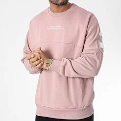 Bon marché 🎁 Sweat Crewneck 22-K053 Rose de Classic Series 😍 -Classic Series Soldes classic series 338026 22 K053 SOMON 20220922T160641 03