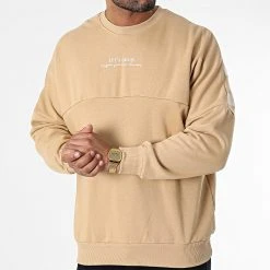 Remise 😀 Sweat Crewneck 22-K053 Beige de Classic Series 🧨 8 Remise 😀 Sweat Crewneck 22-K053 Beige de Classic Series 🧨 -Classic Series Soldes classic series 338027 22 K053 TAN 20220922T155703 03