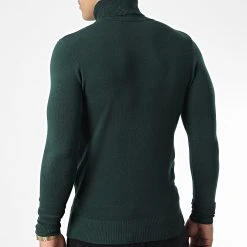 Top 10 🤩 Pull Col Roulé J663 Vert de Classic Series 🔥 -Classic Series Soldes classic series 338032 J663 7 20220921T154241 04