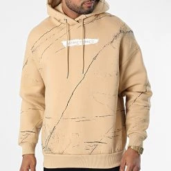 Nouveau 😉 Sweat Capuche 22-K083 Beige de Classic Series 🤩 -Classic Series Soldes classic series 338035 22 K083 TAN 20220922T155753 03
