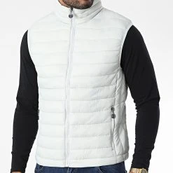 Coupon 🎁 Doudoune Sans Manches ZH68 Beige Clair de Classic Series 👍