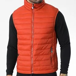 De gros 🎉 Doudoune Sans Manches ZH68 Rouille de Classic Series 🔔