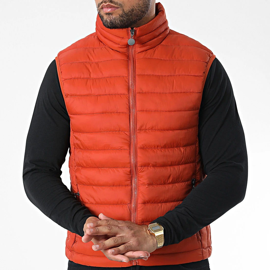 De gros 🎉 Doudoune Sans Manches ZH68 Rouille de Classic Series 🔔 5 De gros 🎉 Doudoune Sans Manches ZH68 Rouille de Classic Series 🔔 – Image 3