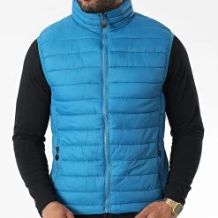 Tout neuf 🛒 Doudoune Sans Manches ZH68 Bleu Clair de Classic Series ⭐