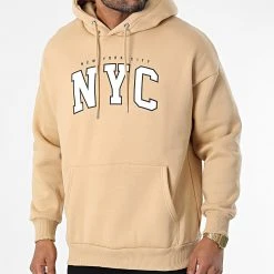 Meilleure vente ⭐ Sweat Capuche 22-K062 Beige de Classic Series 😍
