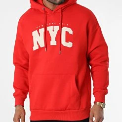 Tout neuf 🤩 Sweat Capuche 22-K062 Rouge de Classic Series 🔥